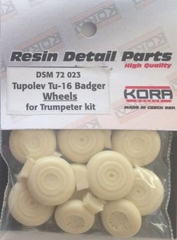Kora Model DSM72023 Tupolev Tu-16 Badger wheels (TRUMP) 1/72
