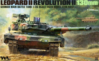 Tiger Model 4613 Немецкий основной боевой танк LEOPARDIIRII с 130- мм пушкой 1/35