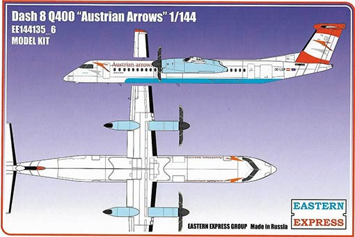 Восточный Экспресс 144135-6 1/144 Dash 8 Q400 Austrian Arrows