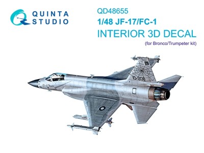 Quinta studio QD48655 PAC/CAC JF-17/FC-1 (Bronco/Trumpeter) 1/48