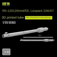 RFM 2095 3D ствол с металлической вставкой Rh-120 120mm L/55 for Leopard 2 1/35
