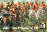 Waterloo 1815 WLAP053 British Heavy Dragoons 1812-1815 (12 horses and 12 Dragoon figures) 1/72