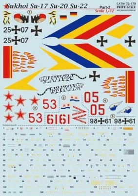 Print Scale 72-179 Sukhoi Su-17 Part 2 1/72