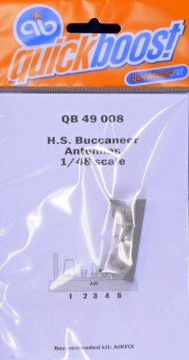 QuickBoost QB49008 H.S. Buccaneer antennas (AIRFIX) 1/48