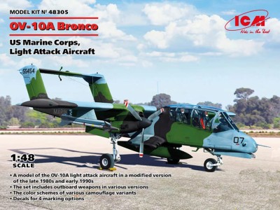 ICM 48305 OV-10A Bronco US Marine Corps (4x camo) 1/48