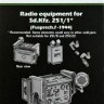 Sbs Model 3D033 Sd.Kfz.251/1 Radio Equipment, Fuspr.1944 (3D) 1/35