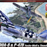 Academy 12513 Самолет P-47D & FW190A-8 "Annv.70 Normandy Invasion 1944" 1/72