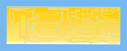 Metallic Details MD4834 Su-35. Detailing set for landing gears (Kitty Hawk, GWH) 1/48