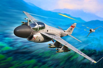 Trumpeter 01640 Американский палубный штурмовик A-6A «Intruder» 1/72