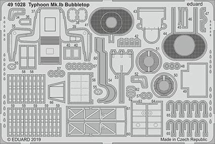 Eduard 491028 SET Typhoon Mk.Ib Bubbletop (HAS / ITA)