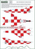 Model Maker Decals D48147 Mikoyan MiG-21UMD Croatian 165 1/48