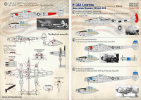 Print Scale 48-157 P-38J Lightning Aces over Europe Part 1 1/48