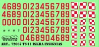 Model Maker Decals D72067 PZL TS-11 'Iskra'- Insignias 1/72