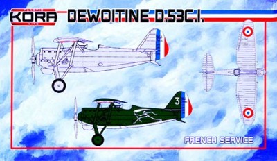 Kora Model KPK72089 Dewoitine D.53 C.I. French Service 1/72