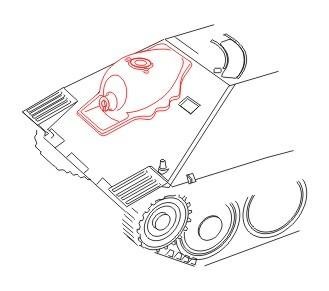 CMK B48051 Jagdpanzer 38 Hetzer Gun Mantlet Early type 1/48
