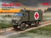 ICM 35138 UNIMOG S404 German Military Ambulance 1/35