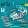 Reskit U32191 A-7E Corsair II late cockpit Hyperd.(TRUMP) 1/32