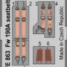 Eduard FE863 Fw 190A seatbelts STEEL (EDU) 1/48