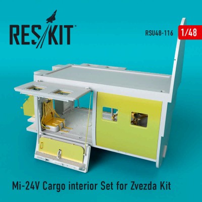 Reskit RSU48-0116 Mi-24 (V) Cargo interior Set (ZVE) 1/48