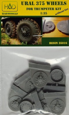 HAD R35016 URAL 375 Road wheels w/o tire (TRUMP) 1/35