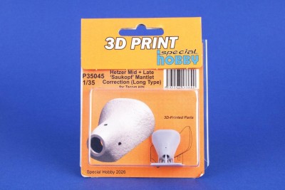 CMK P35045 Hetzer Mid+Late 'Saukopf' Mantlet Long Type 1/35