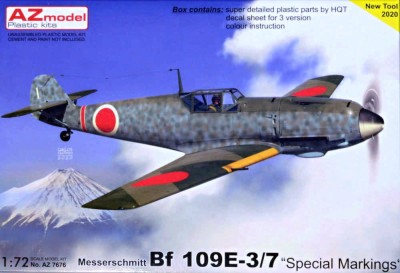 Az Model 76076 Bf 109E-3/7 'Special Markings' (3x camo) 1/72