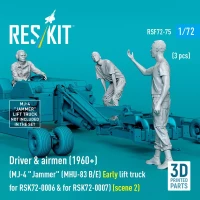 Reskit F72075 Driver&airmen (1960+) type 2 (RSK72-0006/07) 1/72