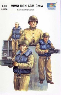 Trumpeter 00408 WW2 USN LCM crew 1/35