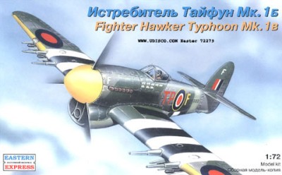 Восточный Экспресс 72279 Самолет Тайфун Истребитель 1/72