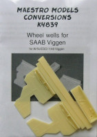 Maestro Models MMCK-4839 1/48 Viggen wheel wells