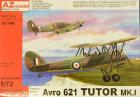 Az Model 75049 Avro 621 TUTOR Mk.I (3x camo) 1/72