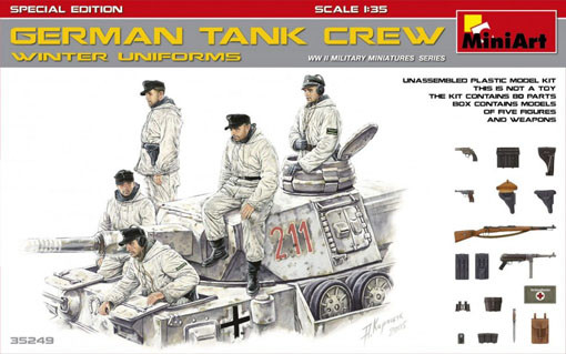 MiniArt 35249 Немецкие танкисты зимой 1/35
