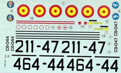 LF Model C4882 Decals F-5A Freedom Fighter Part II. 1/48