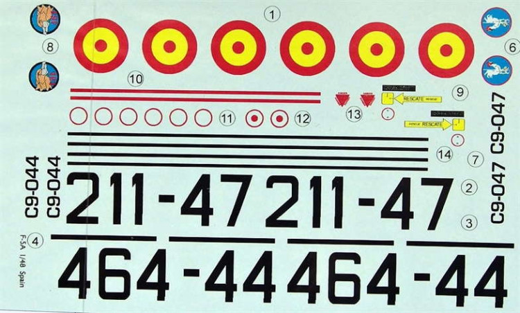 LF Model C4882 Decals F-5A Freedom Fighter Part II. 1/48