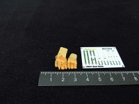 Metallic Details MDR72113 Douglas A-26C Invader seats x 2 and 3d-printed seatbelts (designed to be used with Airfix and Italeri kits) (3d-printed) 1/72