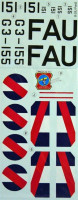 LF Model C7269 Decals B-25J over Uruguay Part II. (HAS) 1/72