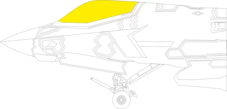 Eduard JX313 Mask F-35A (TRUMP) 1/32