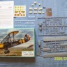 Frrom Azur FR0001 IAR-39 biplane Decals Rumania x 3. With etched and resin parts. Vacform and injection canopy 1/72