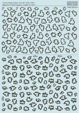 Print Scale 025-camo Italian aircraft 1942-1944 1/72