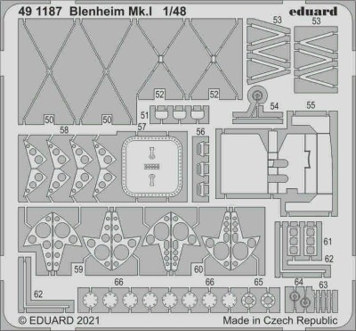 Eduard 491187 Blenheim Mk.I (AIRF) SET 1/48