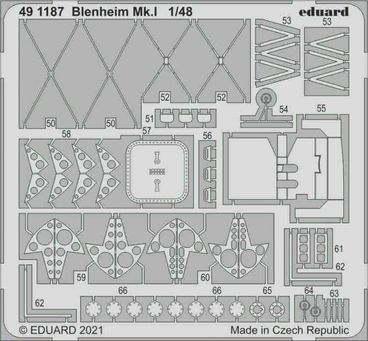 Eduard 491187 Blenheim Mk.I (AIRF) SET 1/48
