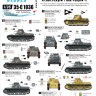 Star Decals 35-C1036 Befehlspanzer. KL Bef.Pz.I, Pz.Kpfw.II and Beob.Pz.Kpfw.II [Kl.Bef.Pz.Kpfw.I, Pz.Kpfw.II and Beobachtungspanzer II .[Befehlspanzer (1). German Command, Control and Observation Tanks.] 1/35