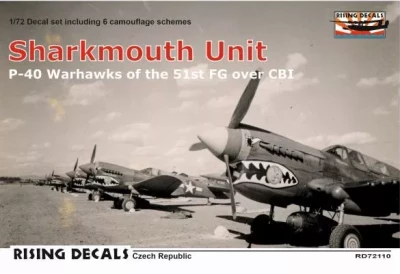 Rising Decals 72110 Decal Sharkmouth Unit (6x camo) 1/72