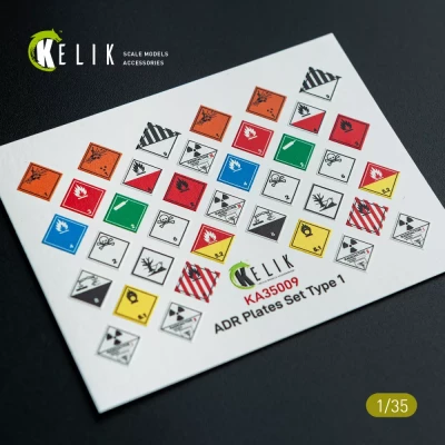 Reskit KA35009 Decal ADR Plates Set Type 1 1/35
