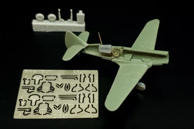 Brengun BRL144189 Dewoitine D.520 - detail PE &amp; resin set 1/144