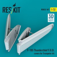 Reskit RSU32-167 F-105 Thunderchief FOD covers (TRUMP) 1/32