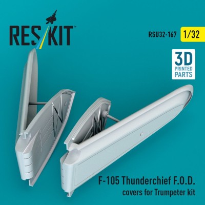 Reskit RSU32-167 F-105 Thunderchief FOD covers (TRUMP) 1/32