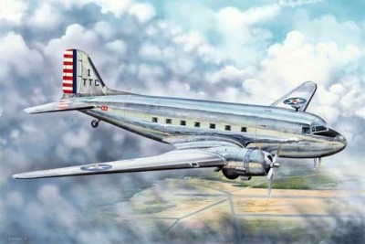 Trumpeter 02829 Самолет DC-3 &quot;Скайтрейн&quot; 1/48