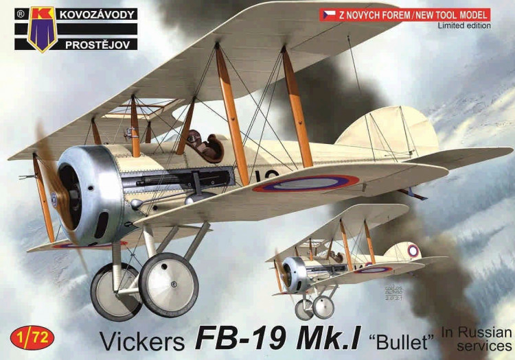 Kovozavody Prostejov 72251 Vickers FB-19 Mk.I 'Bullet' Russian services 1/72