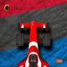 Reskit RS20002 1/20 Paul Ricard Circuit Base Acryl.3 mm (180x357) 1/20